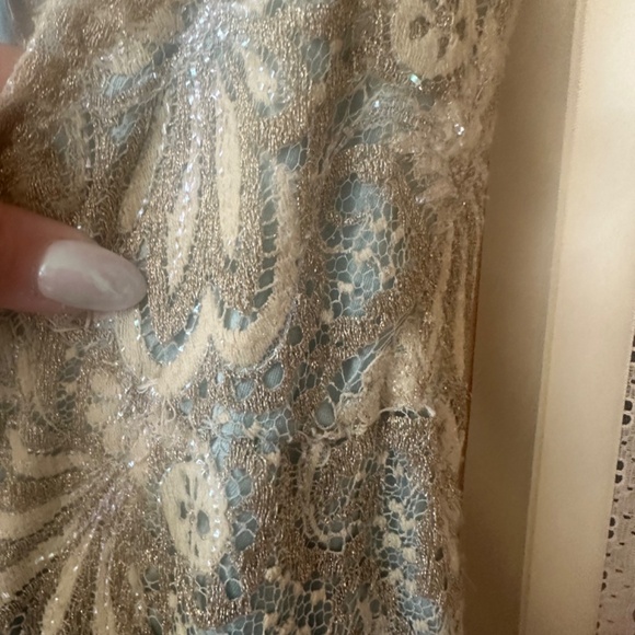 Vintage Lace One of a Kind Gown from the 1950's with Matching jacket - Picture 9 of 14